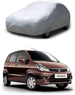 WildKraftZ Car Cover For Maruti Suzuki Zen Estilo (Without Mirror Pockets)(Silver)