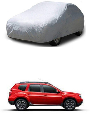 THE REAL ARV Car Cover For Renault Duster (With Mirror Pockets)(Silver)