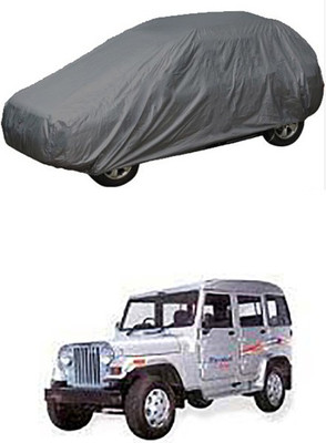 Utkarsh Car Cover For Mahindra Marshal (Without Mirror Pockets)(Grey)