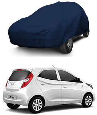 WildKraftZ Car Cover For Hyundai Eon (Without Mirror Pockets)(Blue)