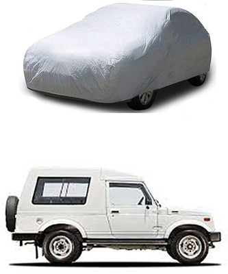 Utkarsh Car Cover For Maruti Suzuki Gypsy King (Without Mirror Pockets)(Silver)