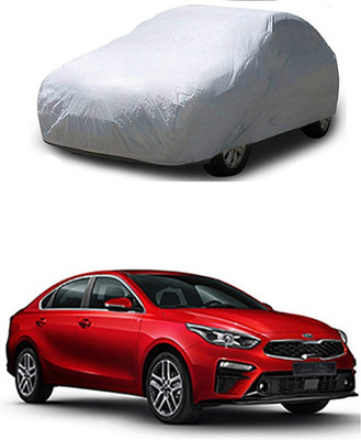 Utkarsh Car Cover For Kia Cerato (Without Mirror Pockets)(Silver)