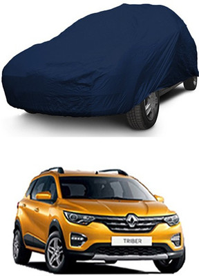 WildKraftZ Car Cover For Renault Triber (Without Mirror Pockets)(Blue)