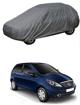 Utkarsh Car Cover For Tata Indica Vista (Without Mirror Pockets)(Grey)