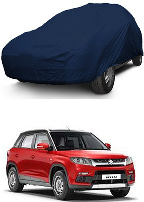 Utkarsh Car Cover For Maruti Suzuki Vitara Brezza (Without Mirror Pockets)(Blue)