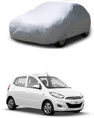 Utkarsh Car Cover For Hyundai i10 (Without Mirror Pockets)(Silver)