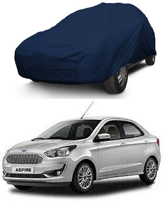 WildKraftZ Car Cover For Ford Figo Aspire (Without Mirror Pockets)(Blue)