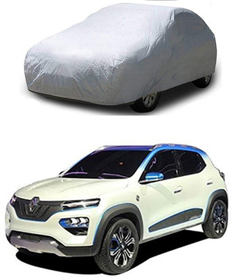THE REAL ARV Car Cover For Renault Kwid EV (With Mirror Pockets)(Silver)