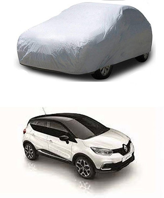 Utkarsh Car Cover For Renault Captur (Without Mirror Pockets)(Silver)