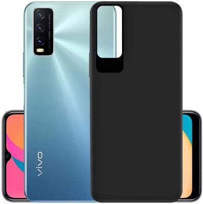 VDAT Back Cover for Vivo Y20i(Black, Shock Proof, Pack of: 1)