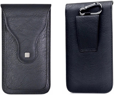 realtech Pouch for OnePlus 8T 5G(Black, Dual Protection, Pack of: 1)