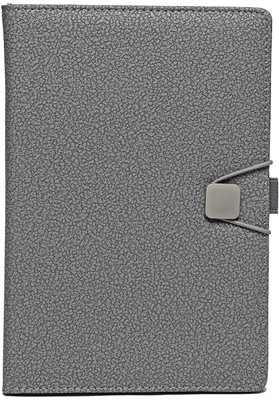 PAPERLLA Undated Notebook Elegant Faux Leather A5 to Do List Planner Your Daily Appointment with Stylish Elastic Lock A5 Diary RULED 180 Pages(Black)