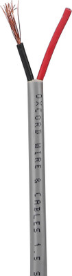 Oxcord 2 core Round Copper Wires and Cables 1.5mm 5 meter 1.5 sq/mm Grey 5 m Wire(grey)