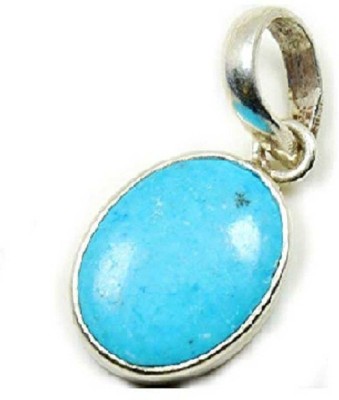 Jaipur Gemstone Silver Turquoise Stone Pendant