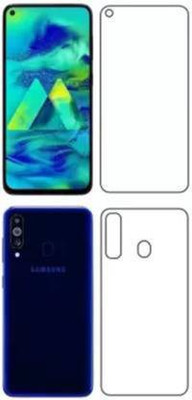 RUNEECH Front and Back Screen Guard for SAMSUNG GALAXY M40(Pack of 2)