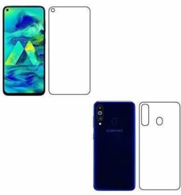 RUNEECH Front and Back Screen Guard for SAMSUNG GALAXY M40(Pack of 2)