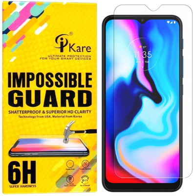 SecureSmarty Impossible Screen Guard for Moto E7 Plus(Pack of 1)