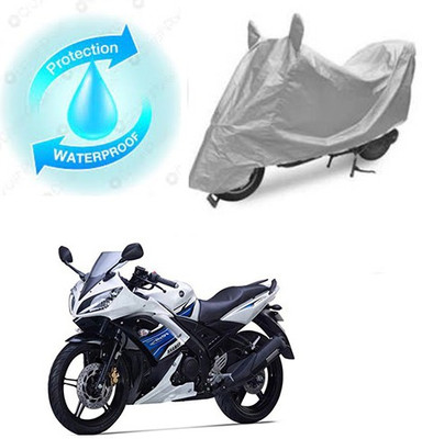 SANJU Waterproof Two Wheeler Cover for Yamaha(YZF R15 S, Silver)