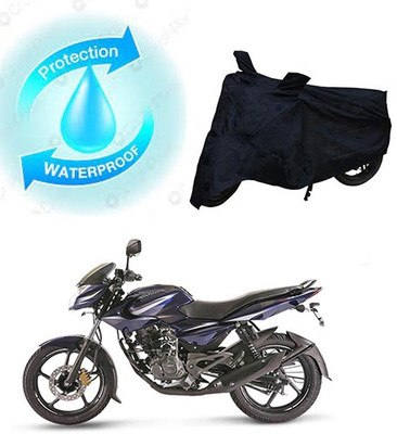 RPSENTTERPR Waterproof Two Wheeler Cover for Bajaj(Pulsar 135 LS DTS-i, Black)