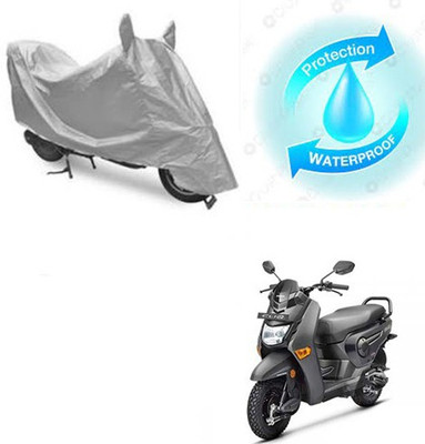 RPSENTTERPR Waterproof Two Wheeler Cover for Honda(Cliq, Silver)