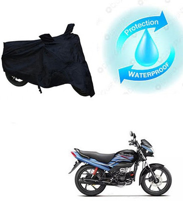 RPSENTTERPR Waterproof Two Wheeler Cover for Honda(Passion Pro, Black)