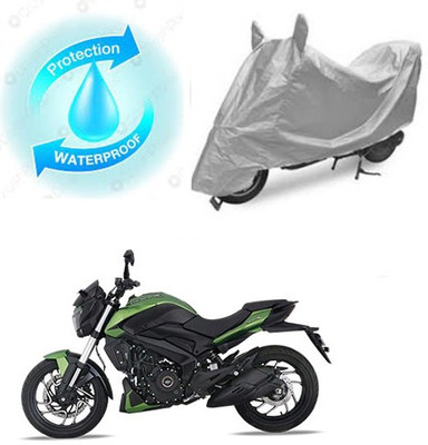 RPSENTTERPR Waterproof Two Wheeler Cover for Bajaj(Dominar, Silver)