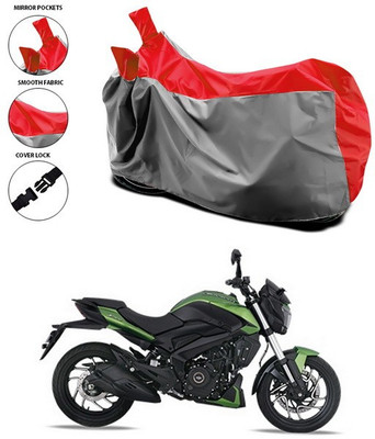 SEBONGO Waterproof Two Wheeler Cover for Bajaj(Dominar, Red)