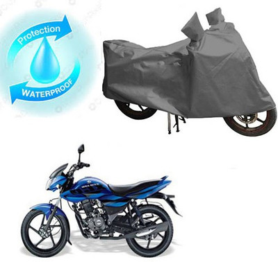 saanvi Waterproof Two Wheeler Cover for Hero(XCD 125cc, Grey)