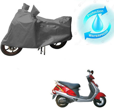 RPSENTTERPR Waterproof Two Wheeler Cover for Kinetic(Nova, Grey)