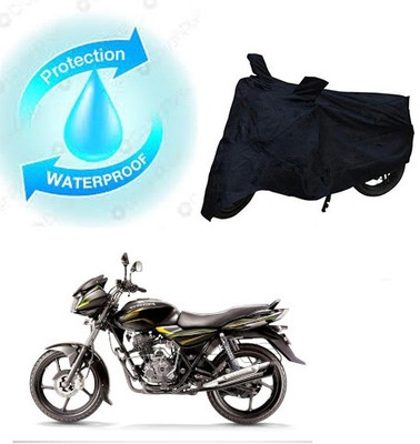 RPSENTTERPR Waterproof Two Wheeler Cover for Bajaj(Discover 100 DTS-i, Black)