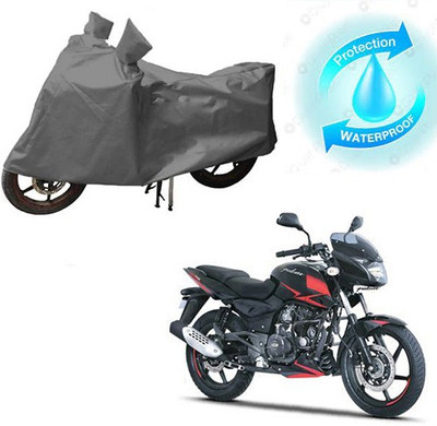 RPSENTTERPR Waterproof Two Wheeler Cover for Bajaj(Pulsar 180 DTS-i, Grey)