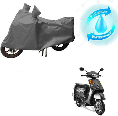 RPSENTTERPR Waterproof Two Wheeler Cover for Indus(Yo Spark, Grey)