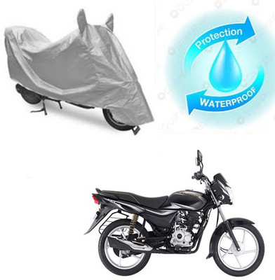 RPSENTTERPR Waterproof Two Wheeler Cover for Bajaj(Platina 100 DTS-i, Silver)