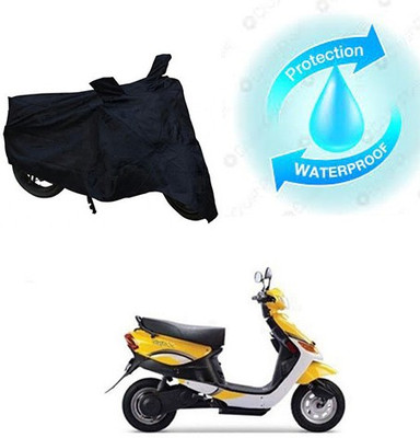 RPSENTTERPR Waterproof Two Wheeler Cover for Indus(Yo, Black)