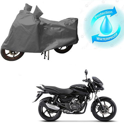 RPSENTTERPR Waterproof Two Wheeler Cover for Bajaj(Pulsar 150, Grey)
