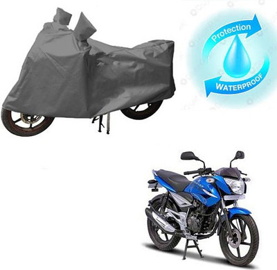 RPSENTTERPR Waterproof Two Wheeler Cover for Bajaj(XCD 125cc, Grey)