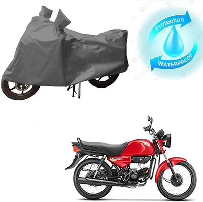 RPSENTTERPR Waterproof Two Wheeler Cover for Hero(HF Dawn, Grey)