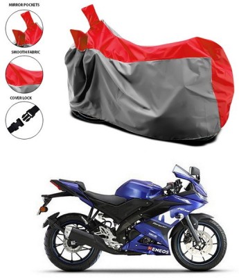 SEBONGO Waterproof Two Wheeler Cover for Yamaha(R15 V3, Red)