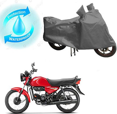 saanvi Waterproof Two Wheeler Cover for Hero(CD Dawn, Grey)