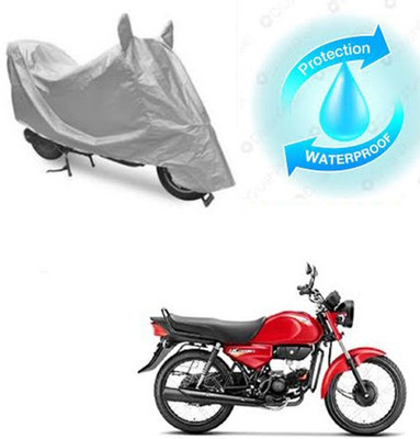 RPSENTTERPR Waterproof Two Wheeler Cover for Hero(CD, Silver)