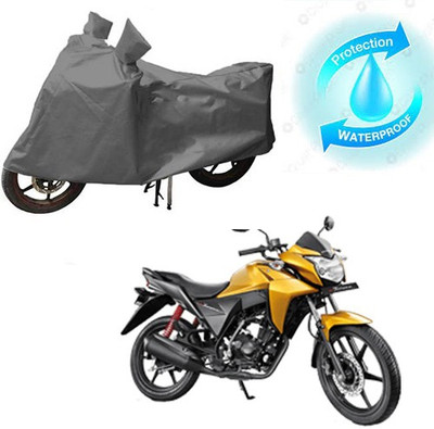 RPSENTTERPR Waterproof Two Wheeler Cover for Honda(CB Twister, Grey)
