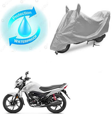 saanvi Waterproof Two Wheeler Cover for Honda(Livo, Silver)