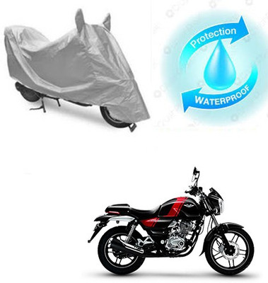 RPSENTTERPR Waterproof Two Wheeler Cover for Bajaj(V 150, Silver)