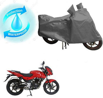 RPSENTTERPR Waterproof Two Wheeler Cover for Bajaj(Pulsar 200 NS DTS-i, Grey)