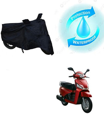 RPSENTTERPR Waterproof Two Wheeler Cover for Mahindra(Gusto, Black)