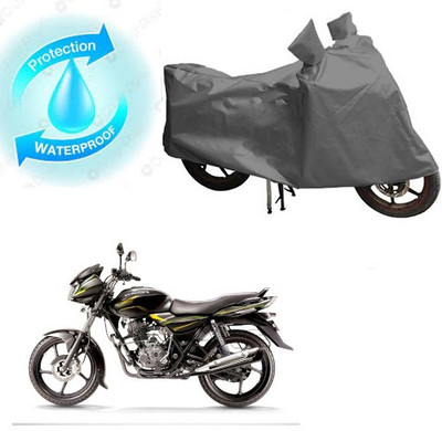 RPSENTTERPR Waterproof Two Wheeler Cover for Bajaj(Discover 100 DTS-i, Grey)