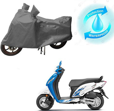 RPSENTTERPR Waterproof Two Wheeler Cover for Honda(Activa i, Grey)