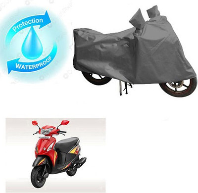 RPSENTTERPR Waterproof Two Wheeler Cover for Hero(Pleasure, Grey)