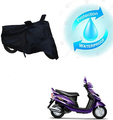RPSENTTERPR Waterproof Two Wheeler Cover for Mahindra(Rodeo RZ, Black)