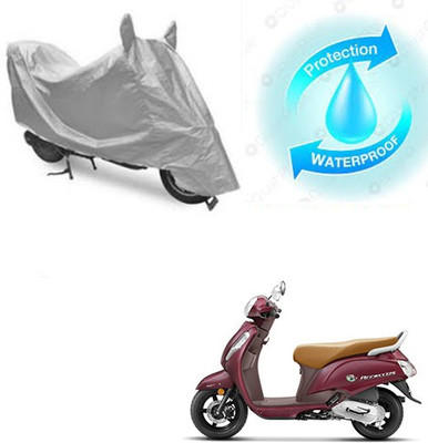 RPSENTTERPR Waterproof Two Wheeler Cover for Suzuki(Access SE, Silver)